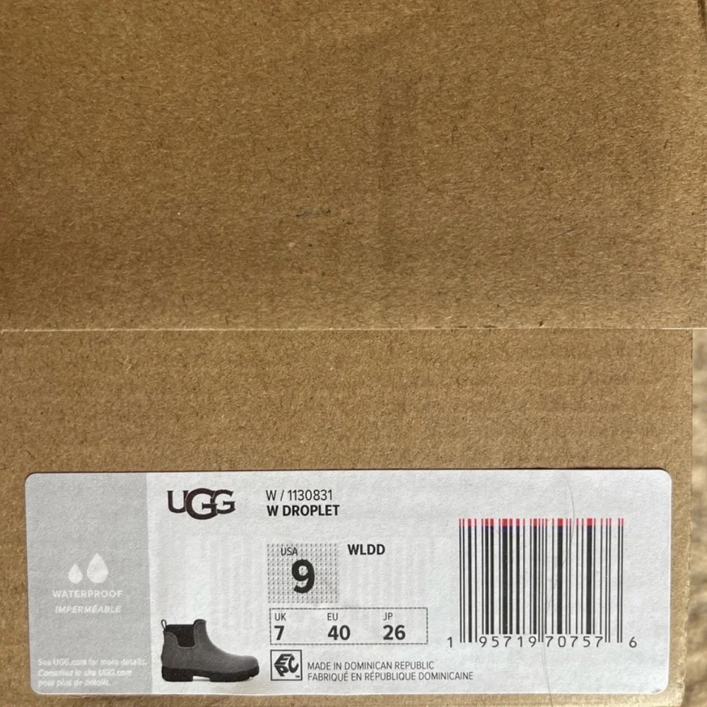 UGG Women's Olive Green Chelsea Rain Boots with Black Elastic